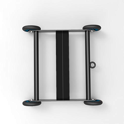 Gimnasios en casa Equipo De Empuje Y Tracción con Rueda Abdominal Suministros De Entrenamiento Personal Entrenamiento De Fuerza Vehículo De Trineo (Color : Black, Size : 52 * 51 * 12cm)