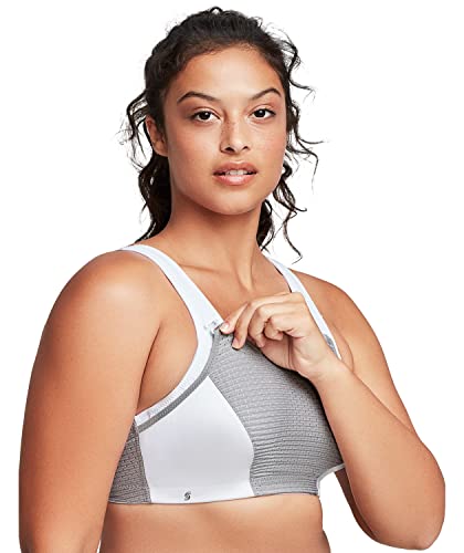 Glamorise 1166 - Sujetador Deportivo, Talla 90 B, Color Gris