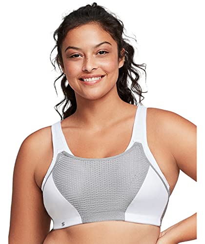 Glamorise 1166 - Sujetador Deportivo, Talla 90 B, Color Gris