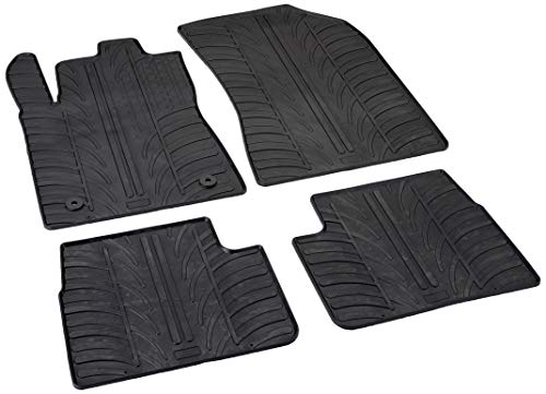 Gledring Alfombrillas de Goma Compatible con Citroën C3 11/2016- (Perfil T 4-Partes + Clips de Montaje)