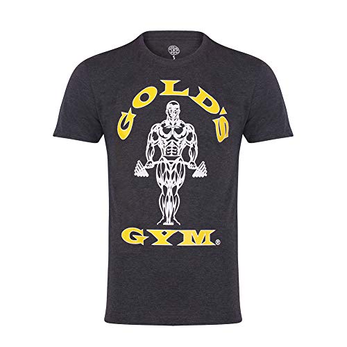 Gold´s Gym Ggts002 Camiseta, Hombre, Negro, Medium