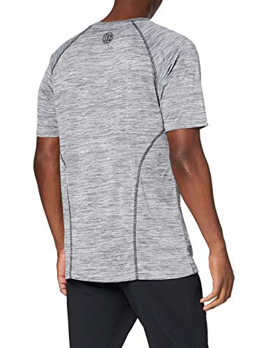 Gold's Gym Camiseta de Manga Corta para Hombre con Mangas raglán Marl, Hombre, GGTS060, Gris Claro, L