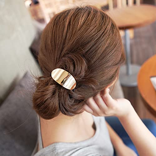 Gomas de Pelo Metal,RoadLoo 8 Piezas Brazaletes de Pelo de Circulo Metal Elásticas para el Cabello Puños de Metal Banda para el Cabello para de Metal Adecuado para Todos los días Viajes Fiestas Fotos