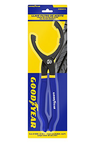 Good Year GOD4014 Llave de filtro de aceite de coche GOODYEAR de 4,5” / 11,43 cm