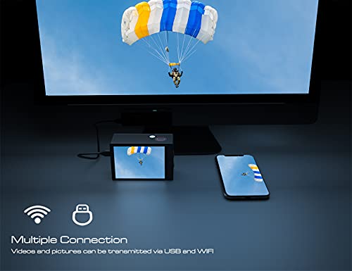 GOOKAM Cámara Deportiva 4K WiFi 20MP Ultra HD Cámara Acción Sumergible 40M Camaras Acuática 170° Gran Angular 2.4G Remoto y Micrófono Externo con 2 Baterías de 1050mAh y Accesorios Multiples-GO 2