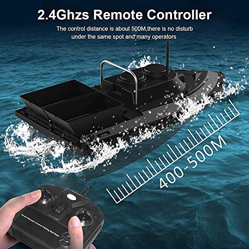 GPS Barco De Cebo Para Peces Radiocontrol Teledirigido AutomáTico Barco Sonda Barco De SeñUelo De Pescado RC Barco InaláMbrico Localizador De Peces Con Doble Motor Y Luz Nocturna