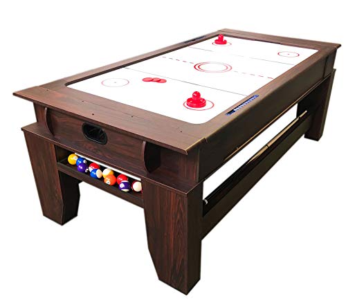 grafica ma.ro srl Mesa de Billar Juegos de Billar 7ft Carambola y Hockey de Mesa BILLARDHOCKEY