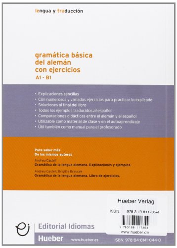 Gramática básica del alemán: Con ejercicios