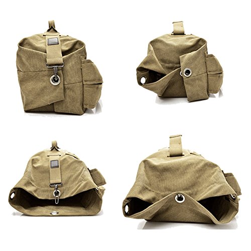 Gran capacidad de viaje escalada bolsa táctica militar mochila mujeres ejército bolsas lona cubo hombro bolsa deportes bolsa, Bronceado, Medium