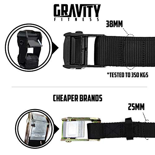 Gravity Fitness - Anillos de madera para gimnasia