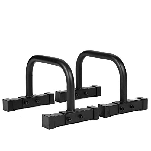 Gravity Fitness - Parallettes - Mediano - Nuevas asas de 38mm - Para calistenia, crossfit, uso doméstico y comercial