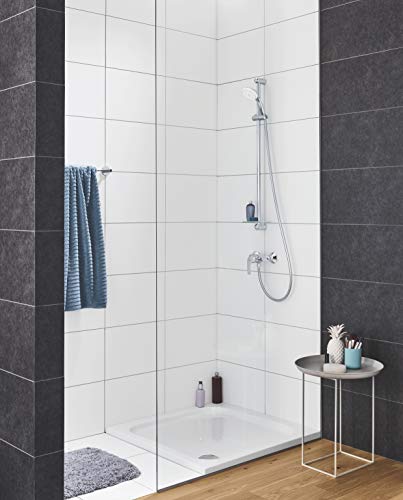 Grohe 27796001 27796001-Tempesta 100, alcachofa Sistemas - Barra de Ducha, 3 Tipos de Chorro, Cromado |,