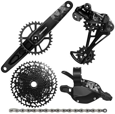 Grupo de transmisión para MTB SRAM NX Eagle 12v BOOST - DUB - Negro - 11-50t, Negro