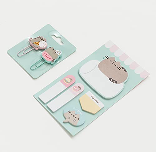 Grupo Erik Kit de papeleria Pusheen Foodie collection - Estuche escolar con material - Pack material escolar/Kit material escolar - Set papeleria Pusheen - Producto con licencia oficial, KPGE001