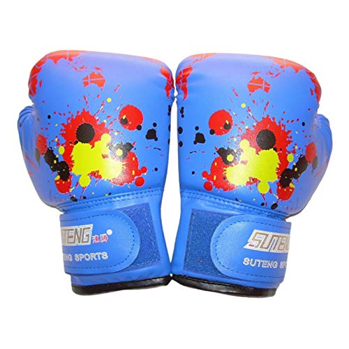 Guantes de boxeo – 1 par de guantes de entrenamiento de boxeo para niños y niñas de 2 a 11 años de edad