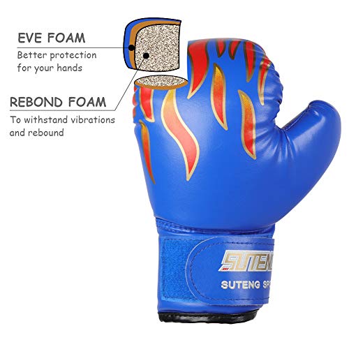 Guantes de Boxeo para Niños,Punzonado de Sparring Guantes de Entrenamiento para Niños de 3 a 12 Años de Edad