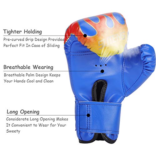 Guantes de Boxeo para Niños,Punzonado de Sparring Guantes de Entrenamiento para Niños de 3 a 12 Años de Edad