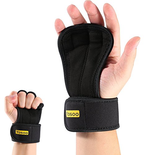 Guantes de Neopreno para crossfit y gimnasio, ideales para tu ejercitación diaria (WOD), dominadas, entrenamiento con pesa rusa y levantamiento de pesas, con protección para evitar callos y antisudor