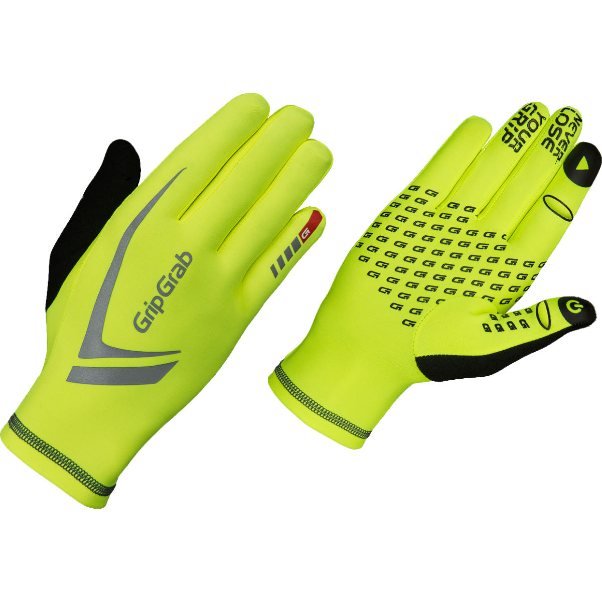 Guantes para correr de alta visibilidad GripGrab - Running Expert - Guantes