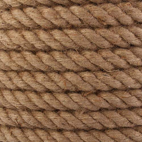 Guita YINUO Cuerda de cáñamo for Exteriores Cuerda de cáñamo for Exteriores - 26 mm / 30 mm, 5-10 m, Cuerdas de Yute Guita Cordón de cáñamo Natural Rústico Country Craft DIY Accesorios Hechos a Mano