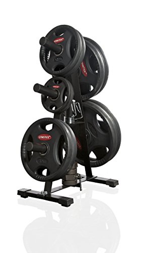 Gymstick str-wr1 Rack para Placas de Peso olímpico, Color Negro