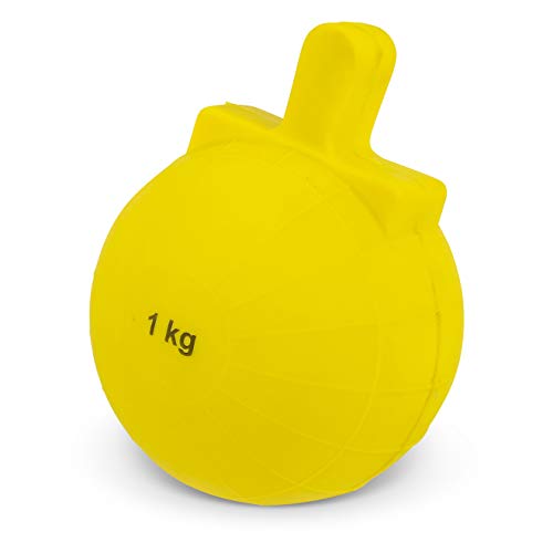 HAEST VINEX Pelota para el Entrenamiento de Lanzamiento de Jabalina - 1000 Gramos - Amarillo