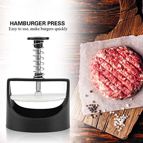 Haofy Prensa de Hamburguesas Tipo Resorte, Hamburguesa Que Ahorra Trabajo Molde para Hamburguesas Molde Antiadherente para Hamburguesas caseras, Herramientas para Hacer Hamburguesas de Cocina