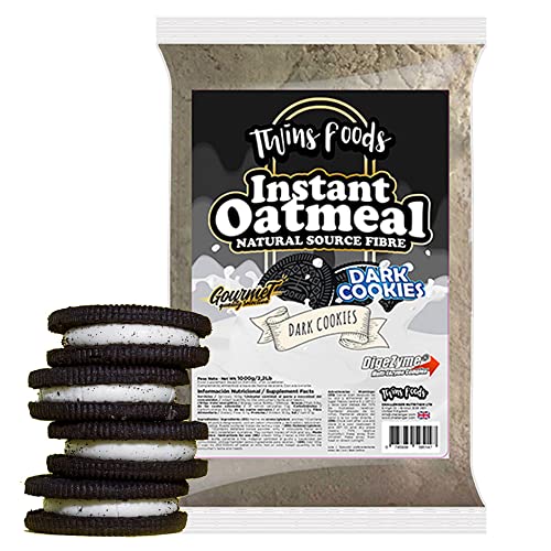 Harina de Avena 1Kg Gourmet , sabor Dark Cookies. Twins Foods