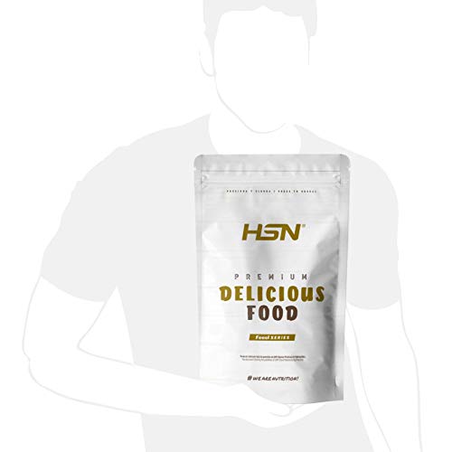 Harina de Avena de Sabores de HSN | Fresa Chocolate Blanco 3Kg = 60 Tomas | Instant Oatmeal | Ideal para Batidos, Tortitas de Avena y Claras | Sin Azúcares añadidos