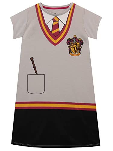 HARRY POTTER Camisón para Niñas Gryffindor Gris 11-12 Años