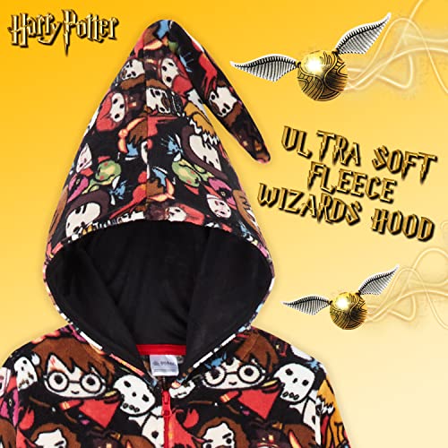 HARRY POTTER Regalos, Pijama Niño Entero, Pijamas Niños de Una Pieza, Pijamas Enteros de Forro Polar, Regalos para Niños y Niñas 7-14 Años (11-12 años, Multicolor)