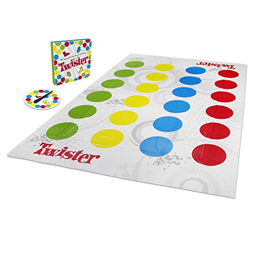 Hasbro Gaming- Juego Twister para niños a Partir de 6 años, Multicolor, 4.1 x 26.6 x 26.6 cm (5010993800070)