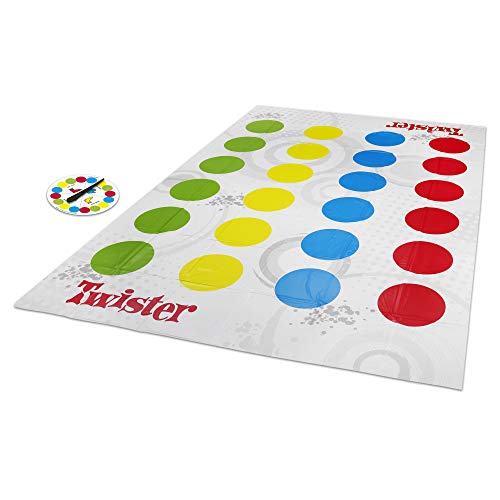 Hasbro Gaming- Juego Twister para niños a Partir de 6 años, Multicolor, 4.1 x 26.6 x 26.6 cm (5010993800070)