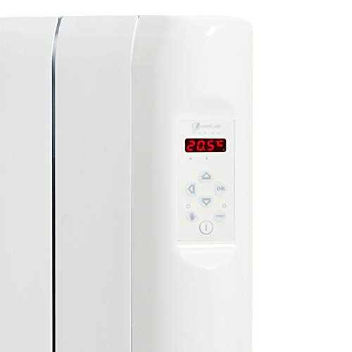 Haverland RCE6S - Emisor Térmico Digital Fluido Bajo Consumo, 900 de Potencia, 6 Elementos, Programable, Exclusivo Indicador De Consumo