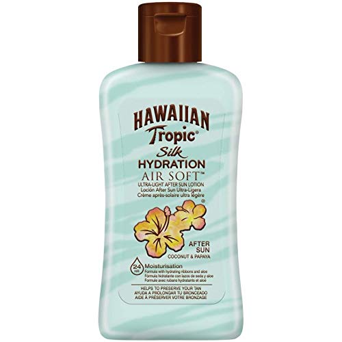 HAWAIIAN Tropic Travel Kit - Set de Viaje para Protección Solar - Aceite Bronceador Spf 15 + Loción Protectora Spf 30 - 100 Mililitros + Aftersun Hidratante Airsoft 60 Mililitros + Lip Balm Spf 30)