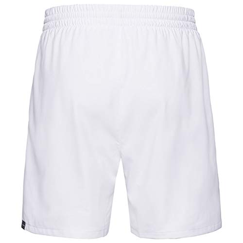 HEAD Pantalones cortos Club para hombre, Blanco, L