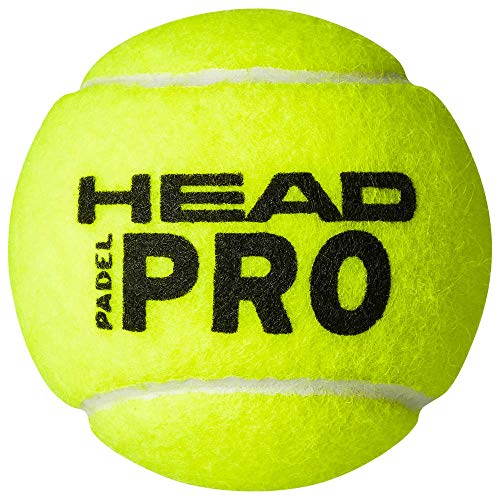 Head Pelotas Bote de Pádel Pro, Amarillo, Talla Única