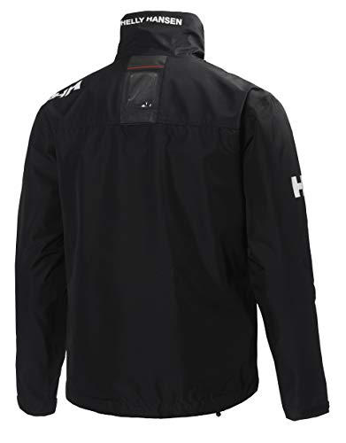 Helly Hansen Crew Midlayer Chaqueta deportiva impermeable, Hombre, Negro (Black 990), XL