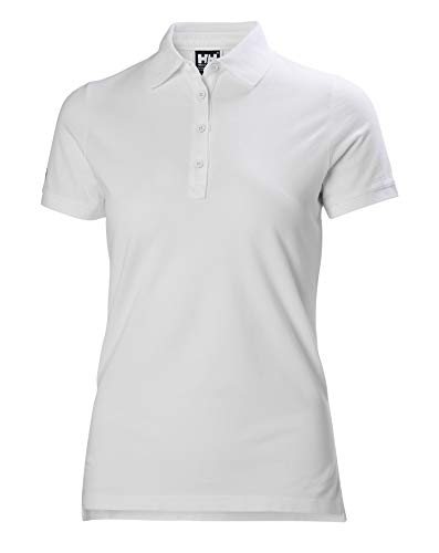 Helly Hansen Crew Pique 2 Camisa Polo, Mujer, Blanco, XL