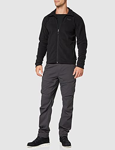 Helly Hansen Daybreaker Fleece Jacket Chaqueta con Forro Polar para Hombres, con tecnología Polartec y diseñada para Cualquier Actividad Casual o Deportiva, Negro, L