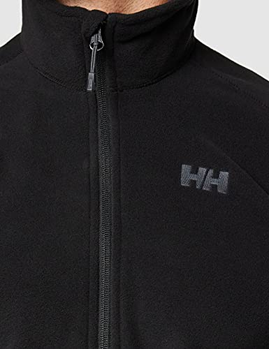 Helly Hansen Daybreaker Fleece Jacket Chaqueta con Forro Polar para Hombres, con tecnología Polartec y diseñada para Cualquier Actividad Casual o Deportiva, Negro, L