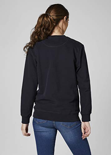 Helly Hansen HH Logo Crew Sudadera Deportiva, Mujer, Azul (Navy), M