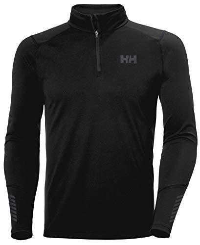 Helly Hansen Lifa Active 1/2 Zip Sueter Media Cremallera, Hombre, Black, XL