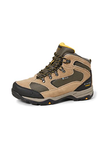 Hi-Tec Storm Waterproof, Botas de Senderismo Hombre, Beige (Smokey Brown/Taupe/Gold), 42 EU