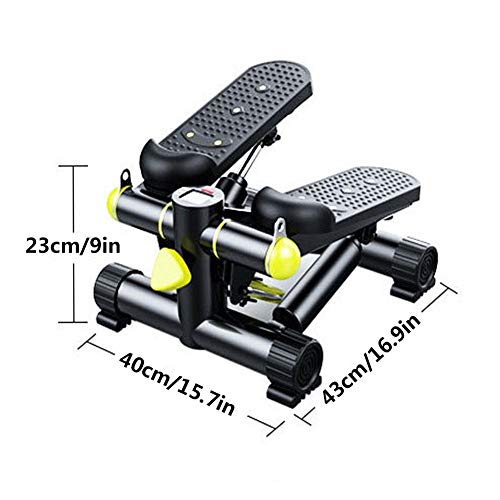 HJHYE Mini Stepper, Step Cardio Fitness Maquina de Subir Escaleras Casa, Ideal para Principiantes, LCD Pantalla Multifuncional, Carga -150KG, Adecuado para Sala De Estar