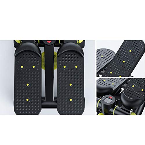 HJHYE Mini Stepper, Step Cardio Fitness Maquina de Subir Escaleras Casa, Ideal para Principiantes, LCD Pantalla Multifuncional, Carga -150KG, Adecuado para Sala De Estar