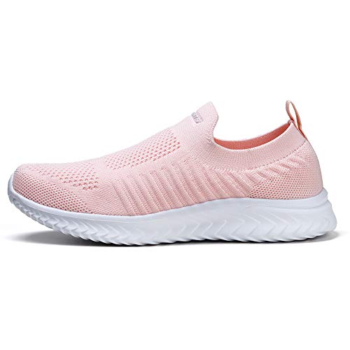 HKR Zapatillas Deportivas para Mujer Ligeras Transpirables para el Tiempo Libre para el Gimnasio al Aire Libre Cómodas Rosa 38 EU