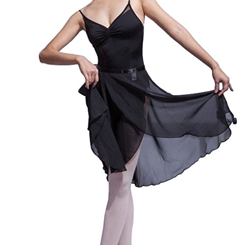 Hoerev adulto envoltura envuelta falda de ballet danza de ballet dancewear