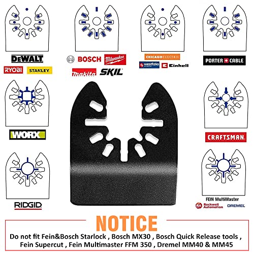 Hojas de Sierra Oscilante, CGBOOM 28 Pcs Accesorios para Herramientas Oscilantes Multifunción, Cuchillas Oscilantes, Cuchilla de Corte Bosch Dewalt Makita para Corte de Metal/Madera/Azulejo/Clavo