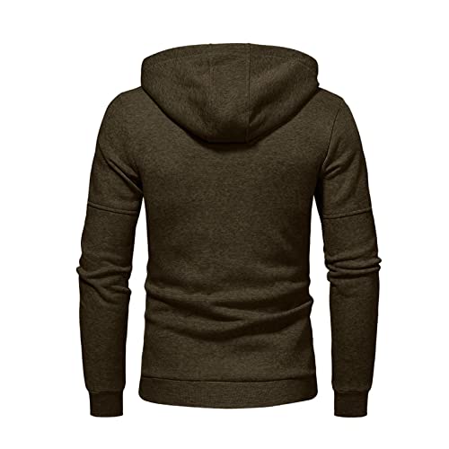 Hombre Chandals Conjunto Chándal Completo Chaqueta Sudadera con Capucha Cremallera y Pantalones Largo Traje Suéter Casual Deportiva Abrigo Otoño Invierno Delgado Deportivo Trabajo Talla Grande